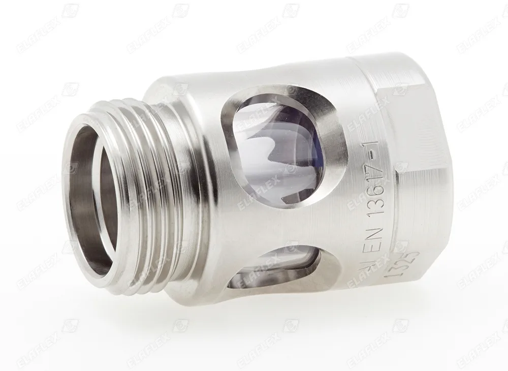 Elaflex SG 1 inch 1x0 Al sight glass with propeller