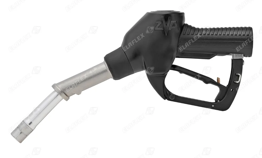 Elaflex ZVA Slimline 2 GR vapour recovery nozzle, black, guard 3, side view