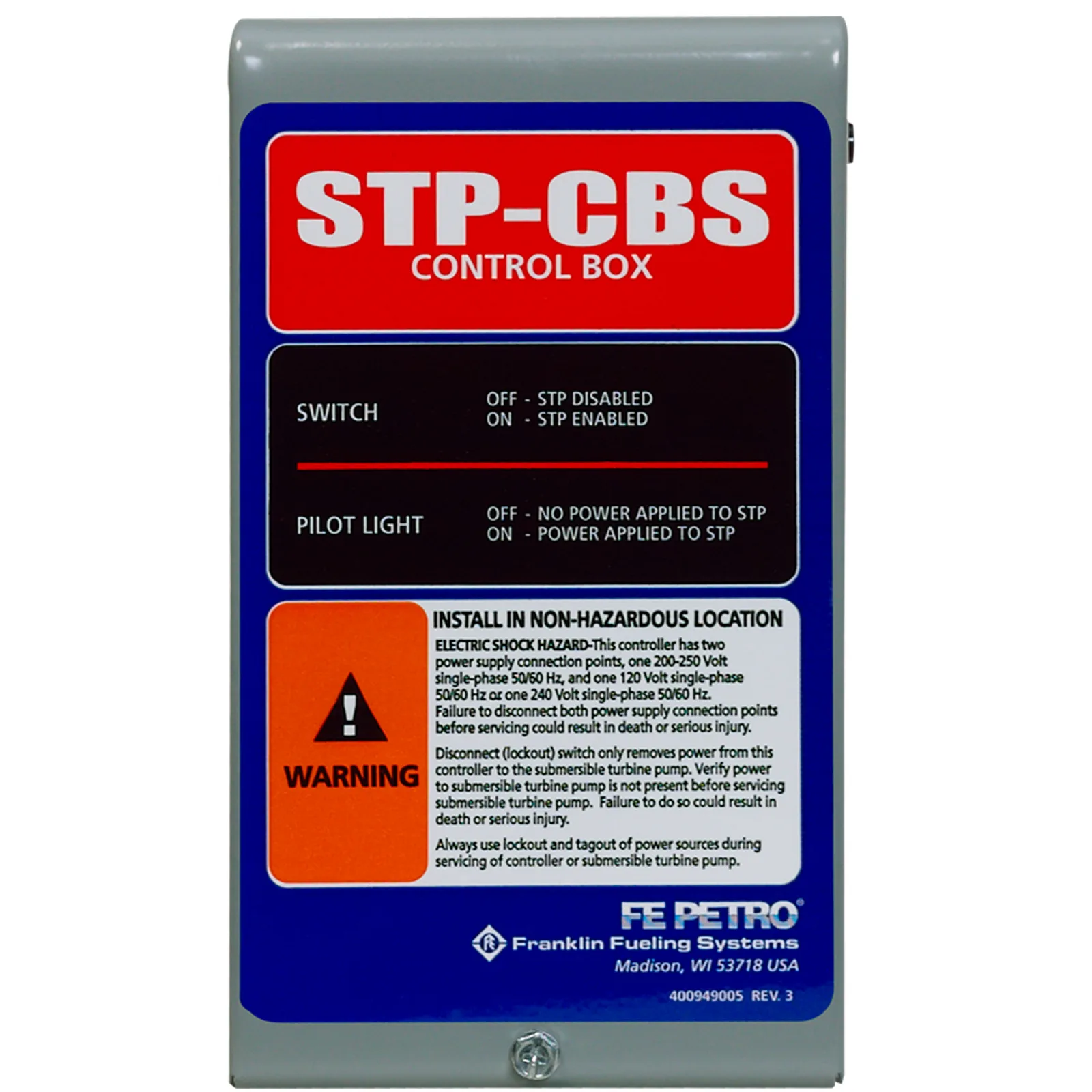Control boxes and accessories, Franklin Fueling Systems