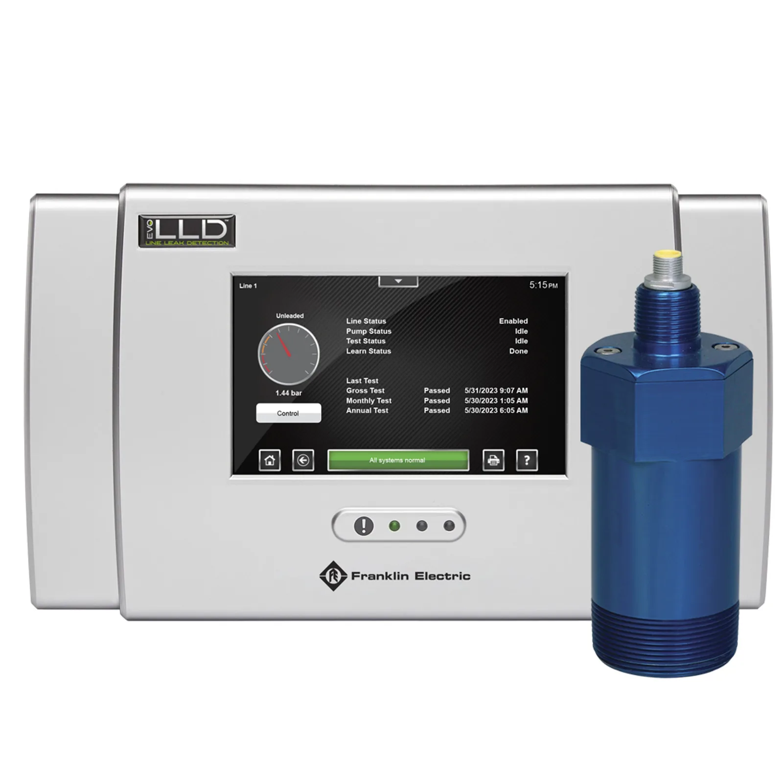 EVO™ LLD stand-alone line leak detection, Franklin Fueling Systems