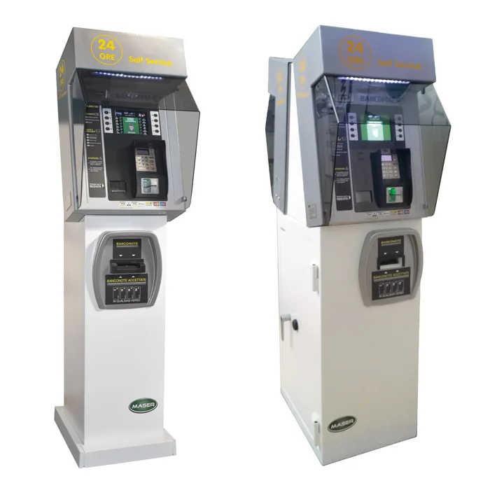 Maser MAC SP and MAC SP DUO self-service payment terminals for fuel stations