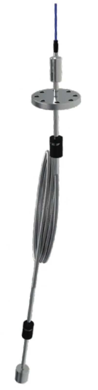 Maser MS_EXIA FLEX flexible tank probe with corrugated tube and bottom weight