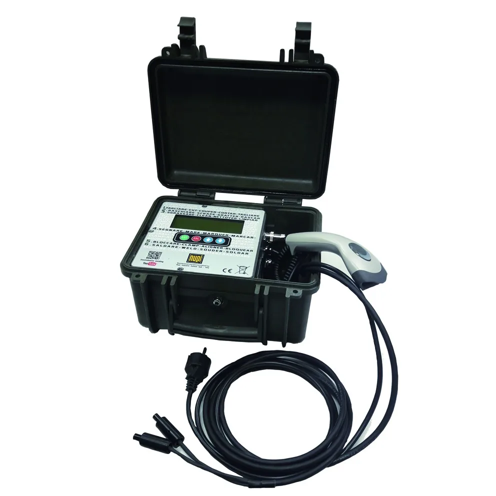 NUPI Super Light 00E9001SL compact electrofusion welding unit with barcode scanner