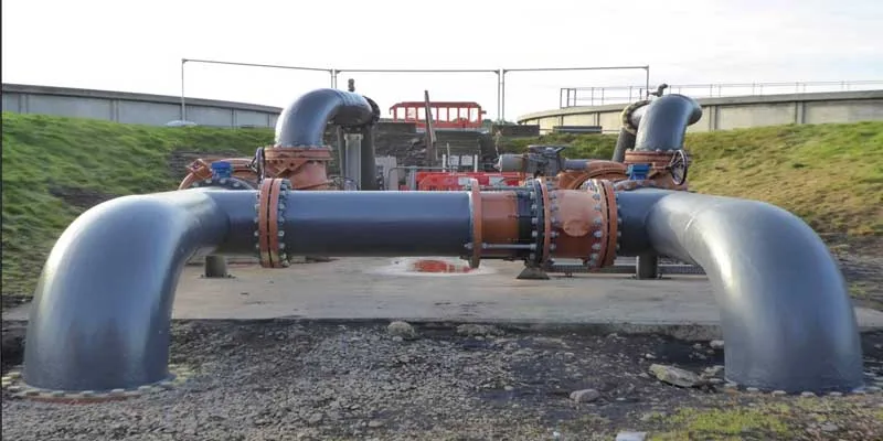 Pipework after Wolftank pipe coating