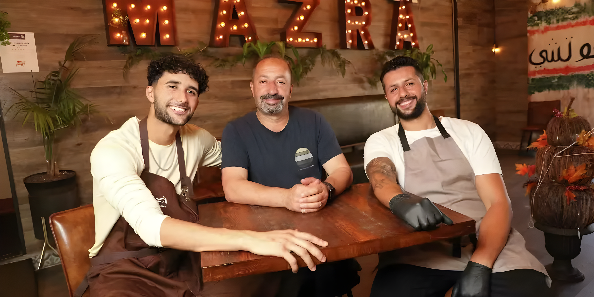 The Mazra Mediterranean BBQ team